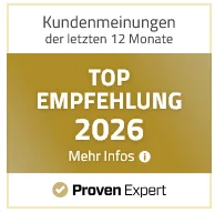 ProvenExpert-Siegel „Top Empfehlung 2026" – ABH Schädlingsbekämpfung