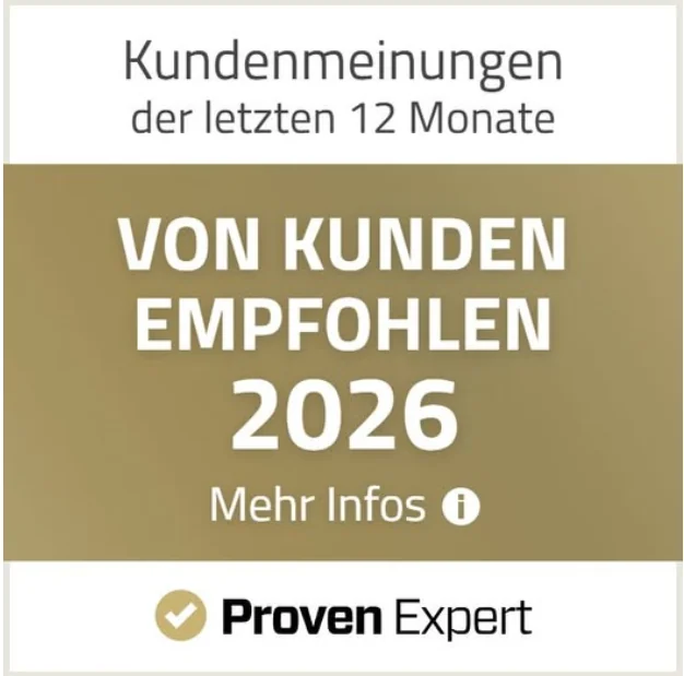 ProvenExpert-Siegel „Von Kunden empfohlen 2026" – ABH Schädlingsbekämpfung